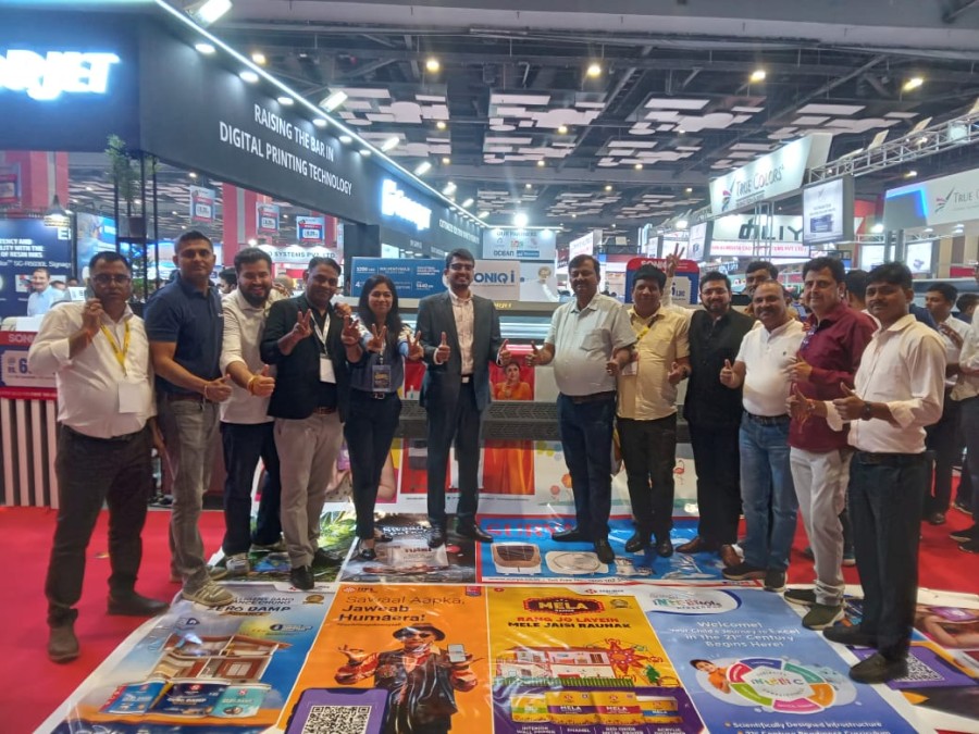Sign India Delhi 2025 - Record Sale SoniQ i Solvent Printer